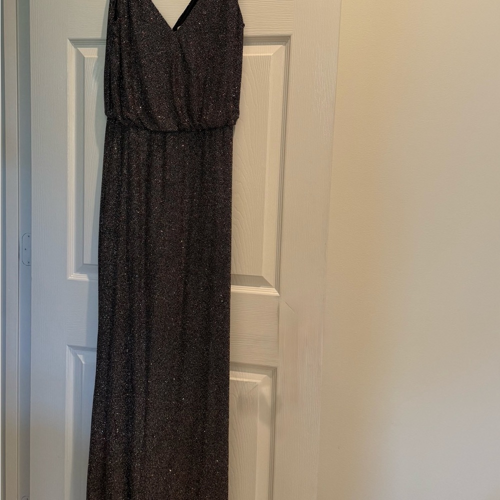 Calvin Klein Sparkling Black Evening Dress